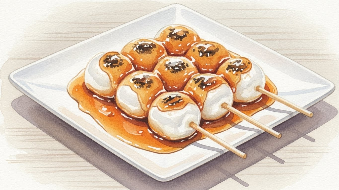 レンジでみたらし団子！豆腐と白玉粉で固くならない簡単レシピ