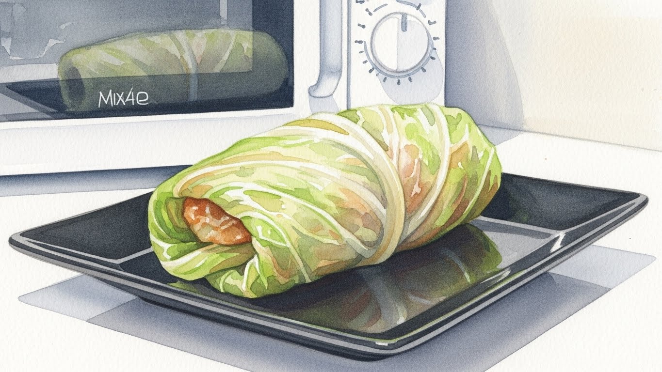 レンジで簡単！ロールキャベツの下茹で丸ごと・枚数別の具体的な手順