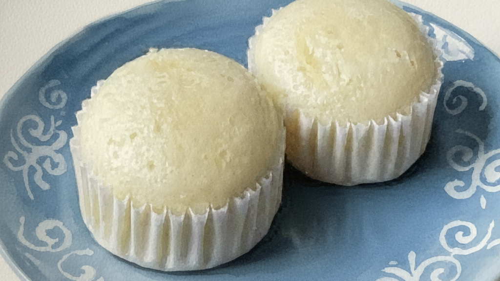 きな粉を混ぜた香ばしい卵なし米粉蒸しパン