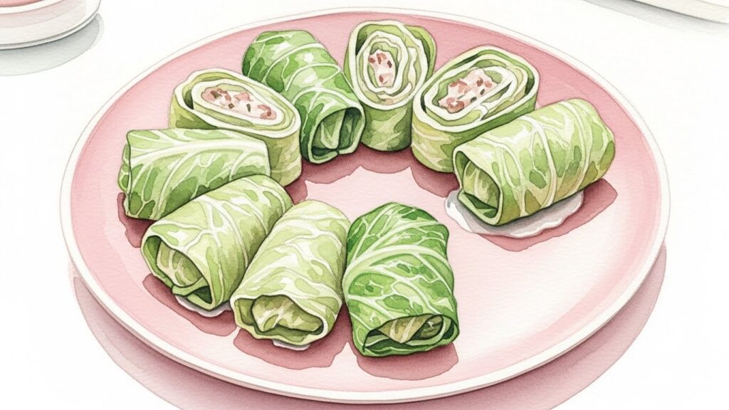 葉を剥がす裏ワザと芯の処理方法