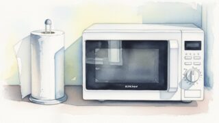 キッチンペーパーはレンジで大丈夫？燃える危険と正しい使い方