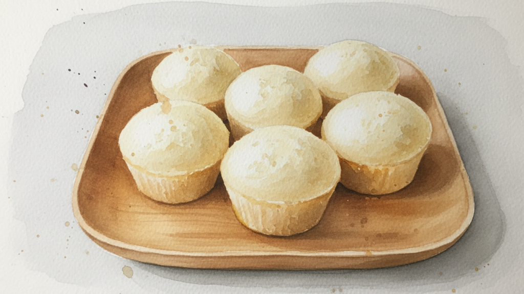 基本の米粉蒸しパンは卵なしで簡単に作れる