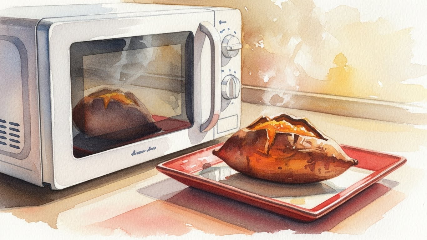 さつまいもをレンジで柔らかくする！甘くてしっとり仕上げるコツ