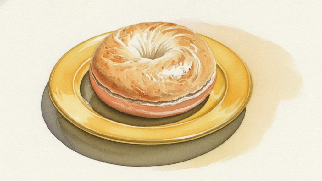 フライパンで作る人気の米粉ベーグル