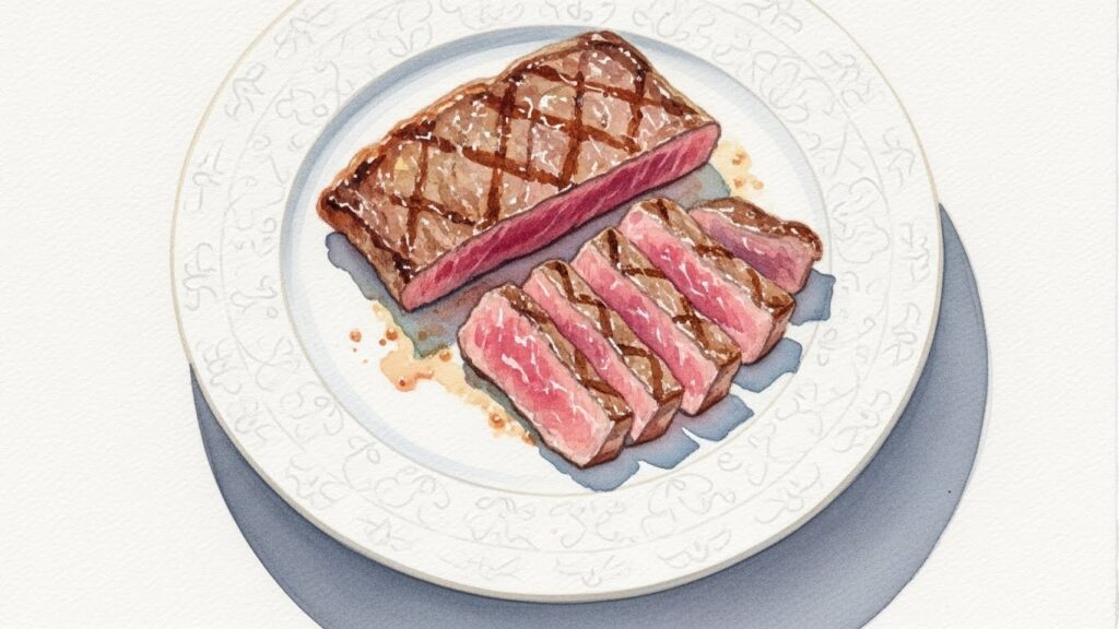 電子レンジで牛肉の焼肉を作るレシピ