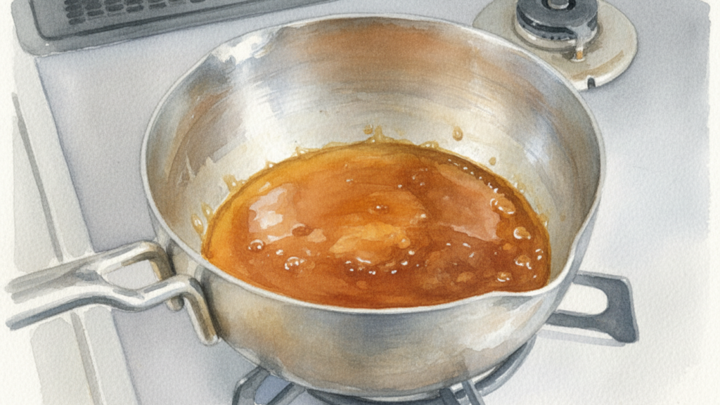 砂糖と水の最適な分量