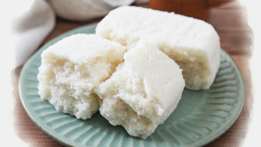 基本の米粉とヨーグルトの蒸しパンの作り方