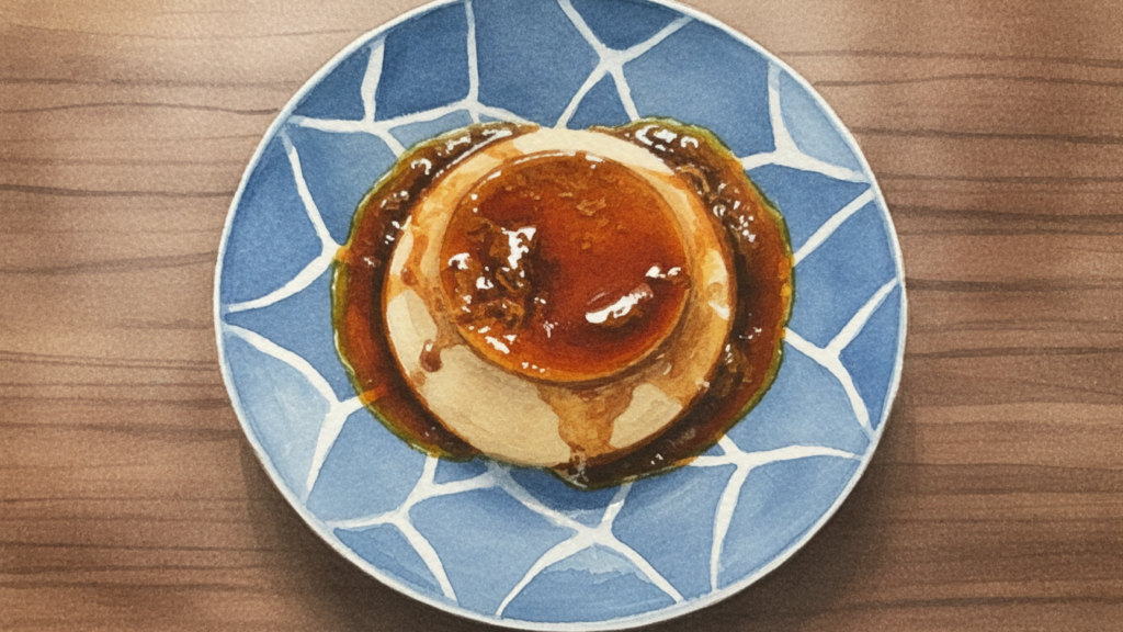 プリン容器に直接作る場合