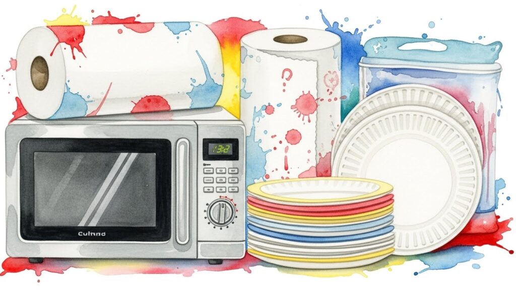 キッチンペーパーがレンジで大丈夫な時の活用法