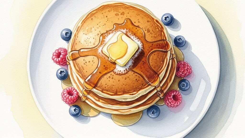 米粉パンケーキを牛乳なしで作るコツ