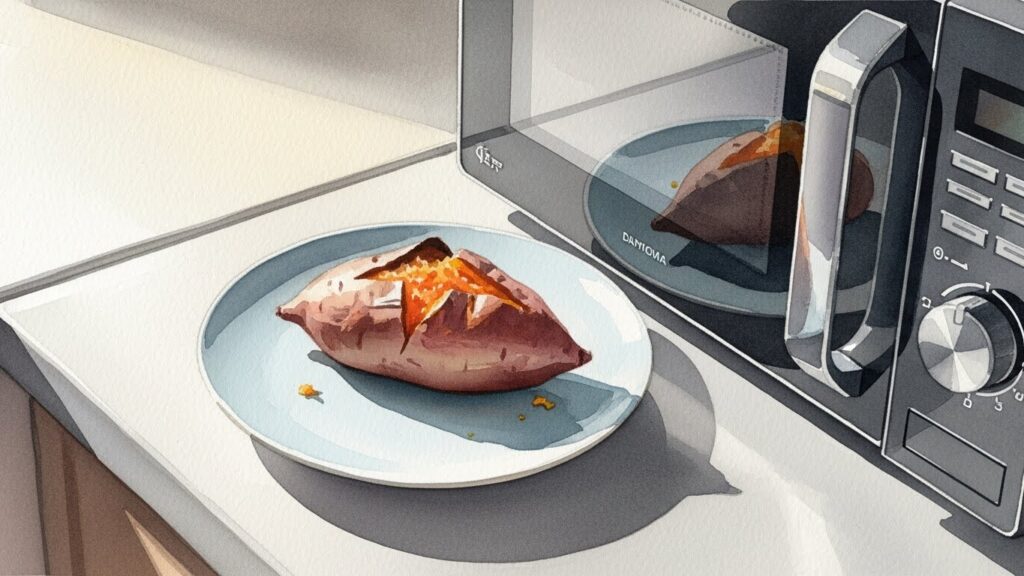 カットして短時間で火を通す手順