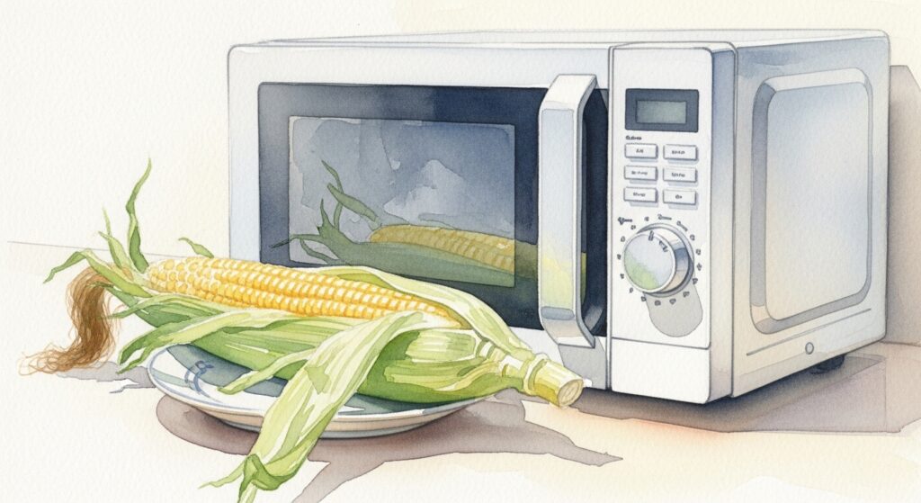 とうもろこしをレンジでまずいと言わせない技