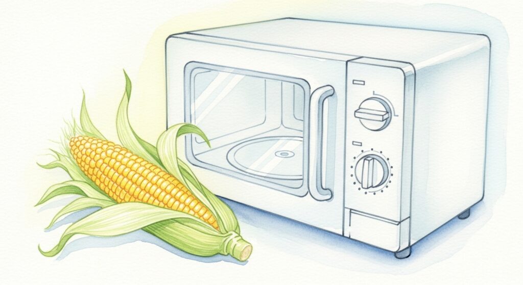 選んだとうもろこしの鮮度が低い