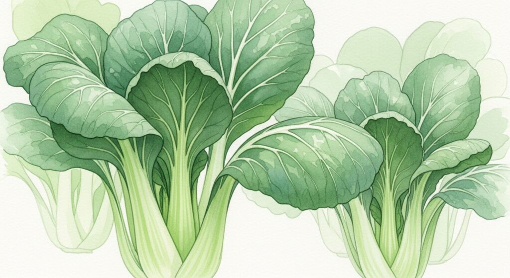 茎と葉の加熱ムラをなくす置き方