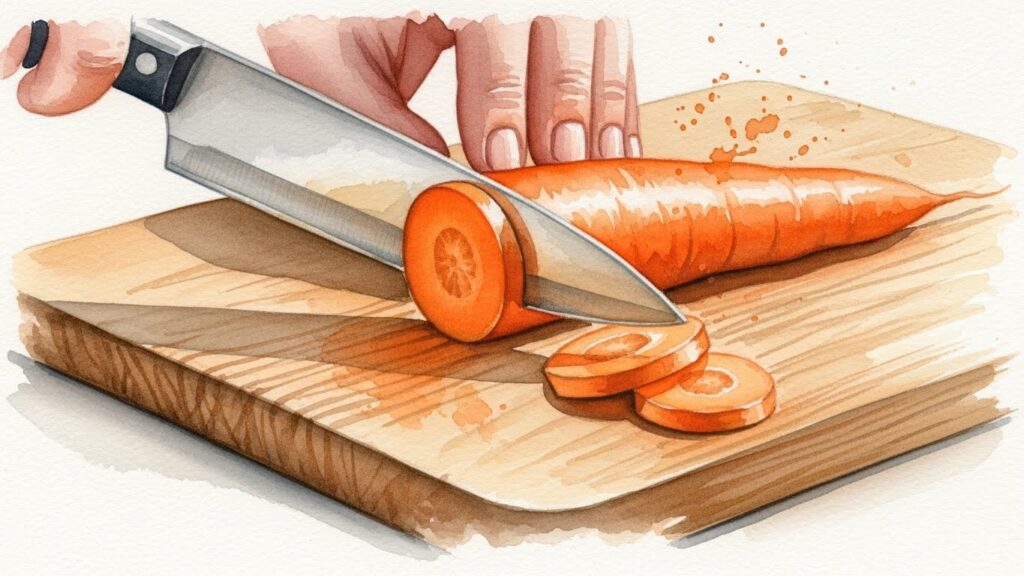 乱切りや千切りなど形状による違い