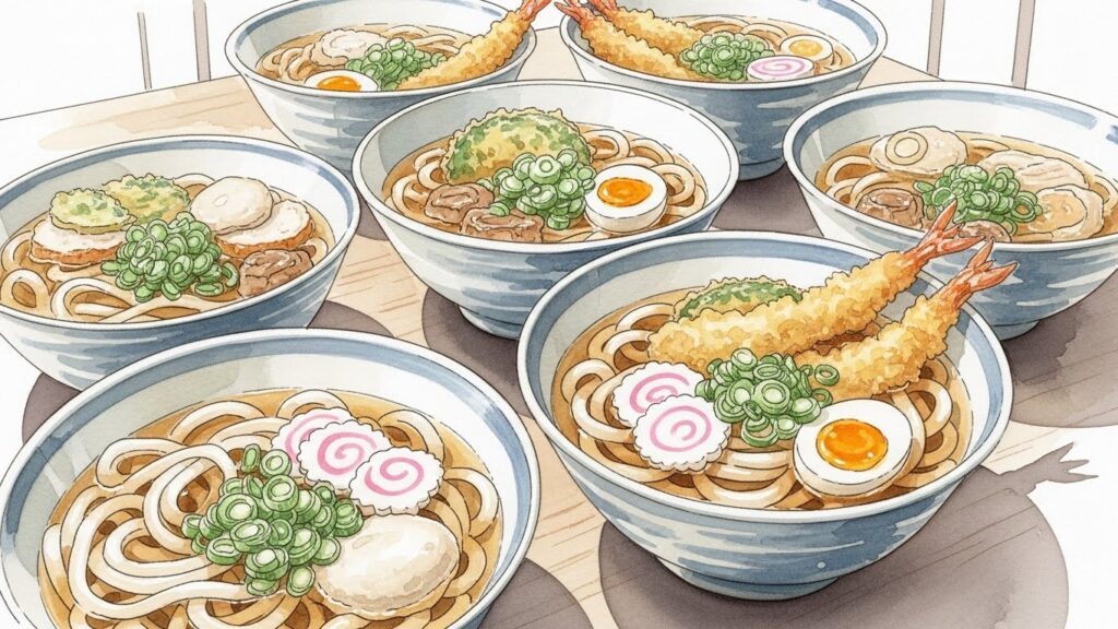 冷凍うどんはレンジで何分が正解？ワット数別の目安