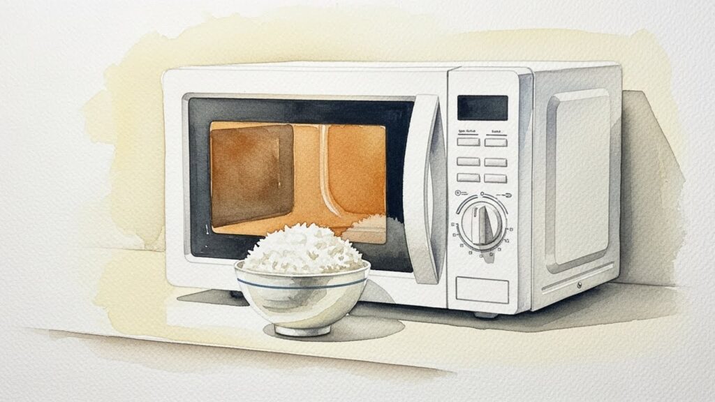 吹きこぼれによる食感の劣化