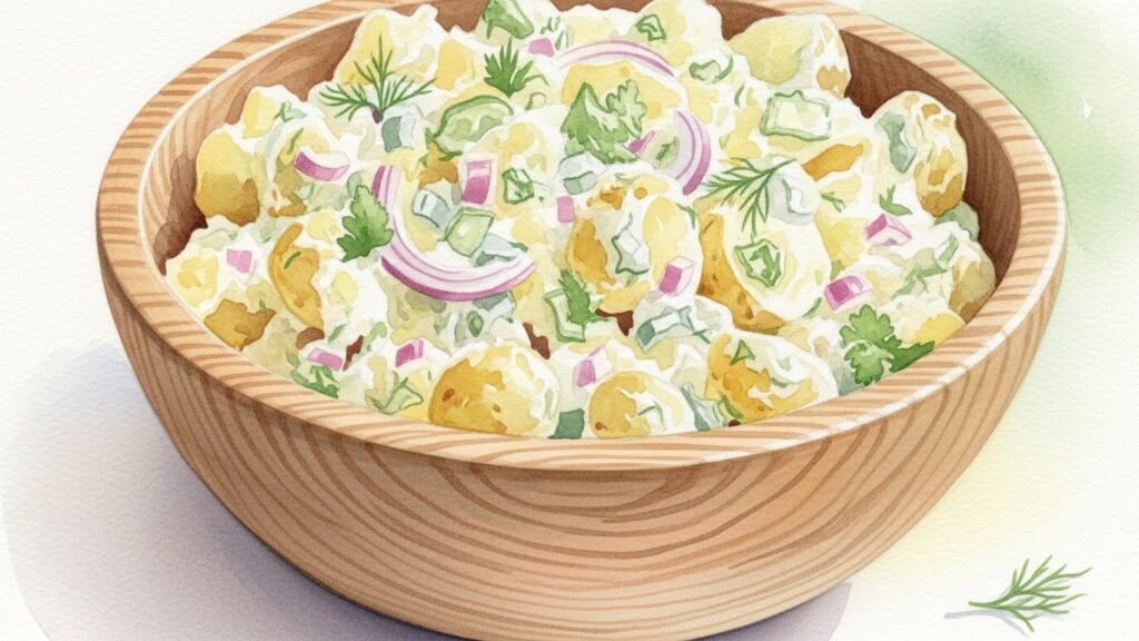 ポテトサラダをレンジでもまずいとは言わせないコツ