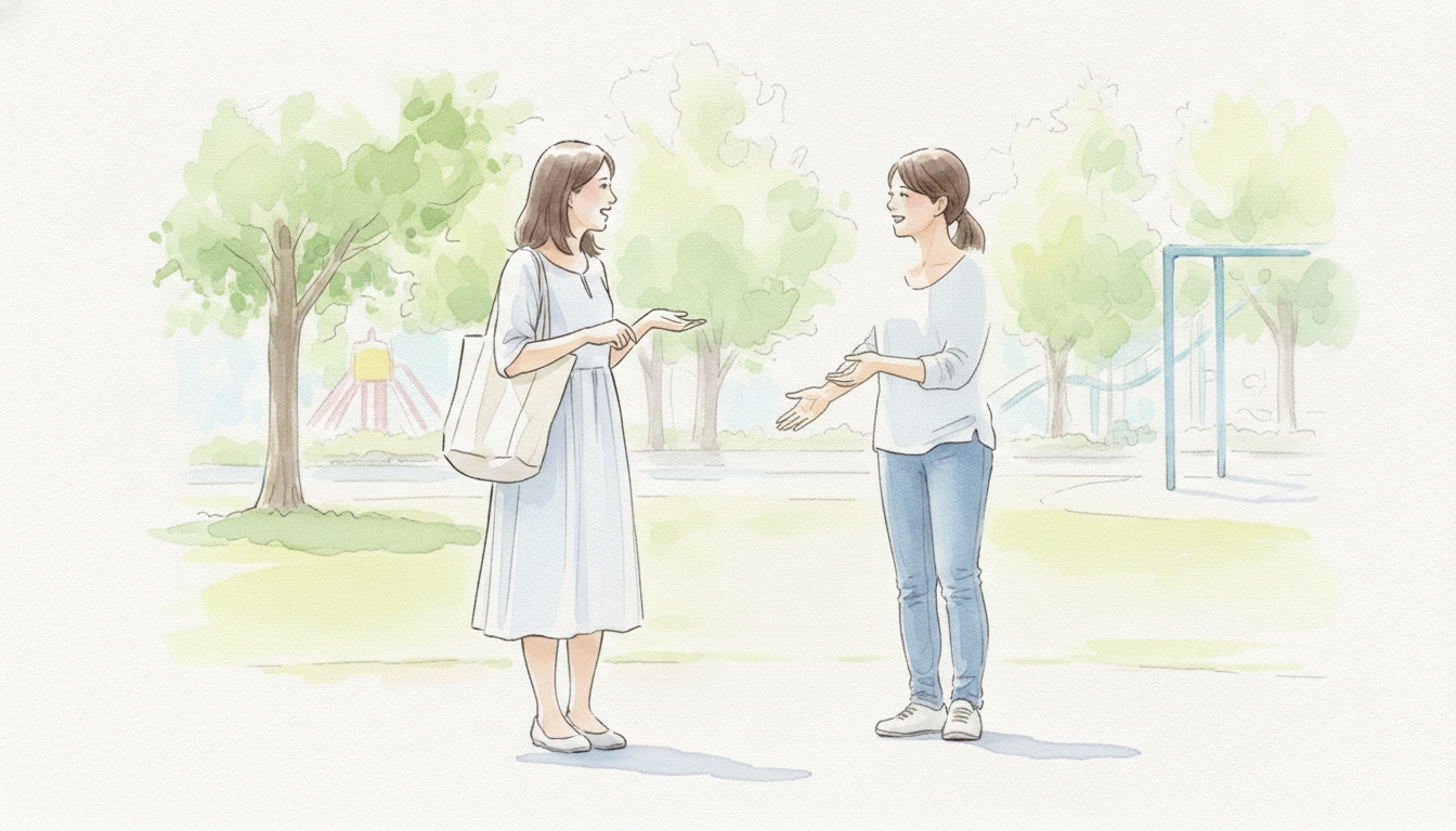 ママ友との立ち話