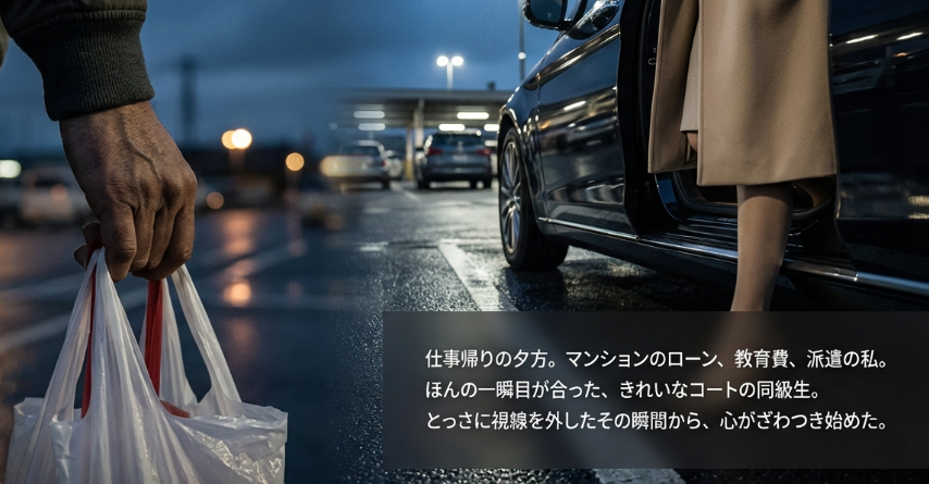 イオンの駐車場で同級生を見かけた夕方