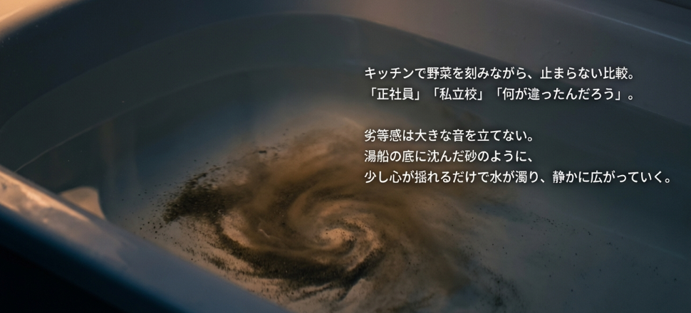 「何が違ったんだろう」と頭の中で始まる比較