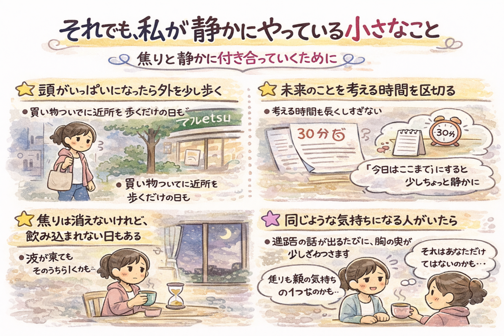 それでも、私が静かにやっている小さなこと