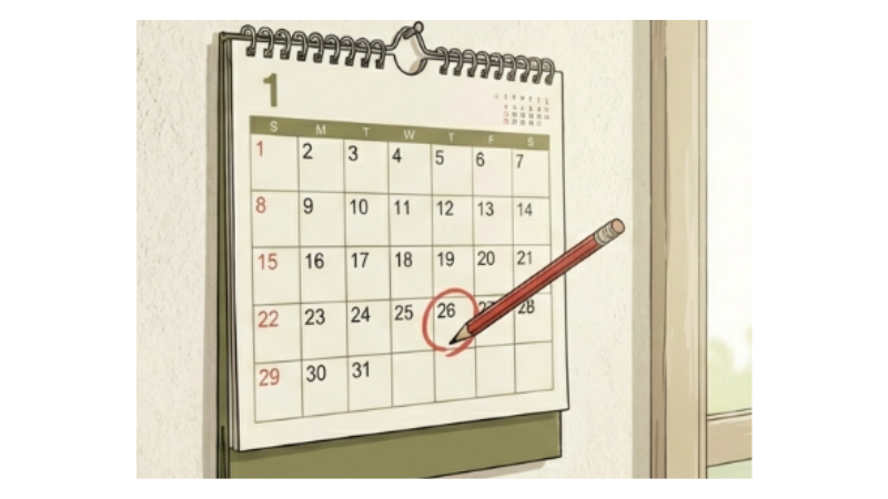 整えても、更新日はやってくる