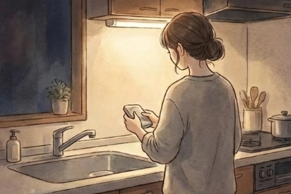 今夜もまた、そっと台所に立つ