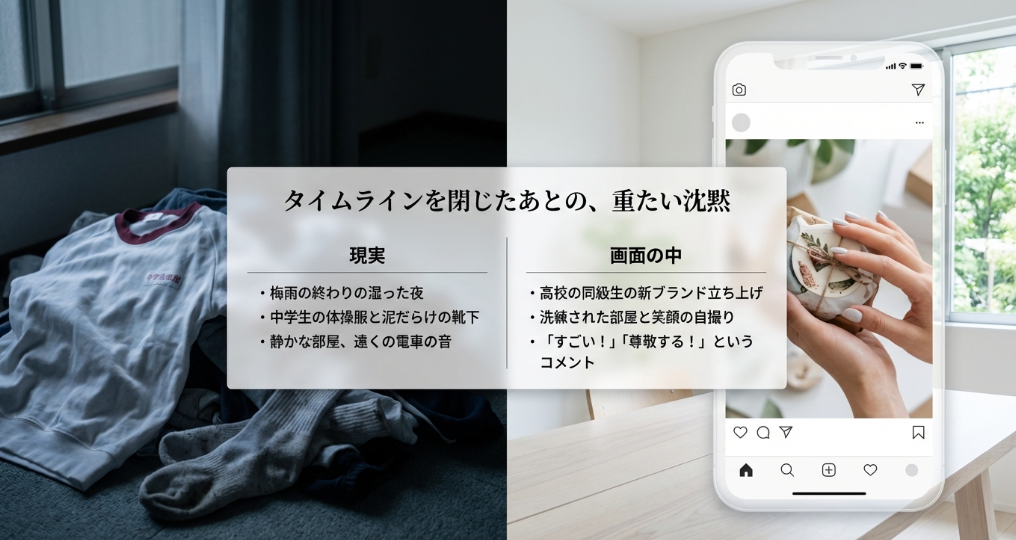 洗濯物をたたみながら見た、ひとつの投稿