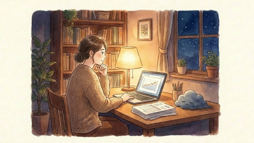 焦りはなくならない前提でいる