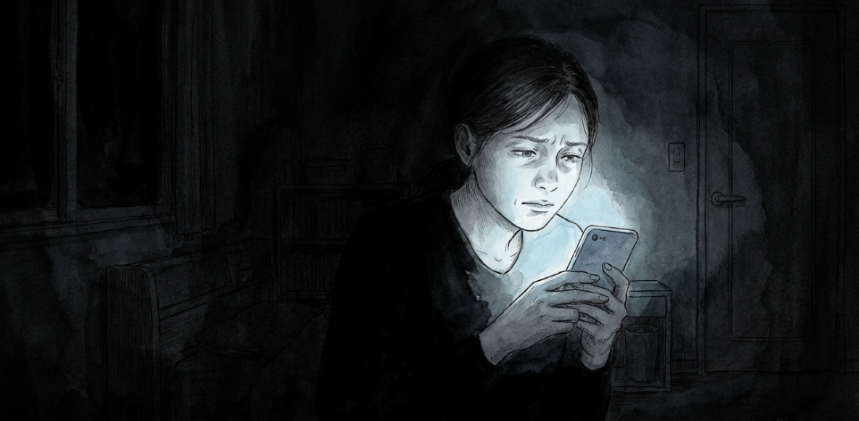 夜になると、心の中だけが騒がしくなる