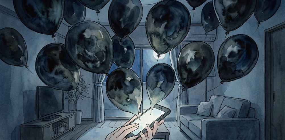 頭の中で広がっていく不安