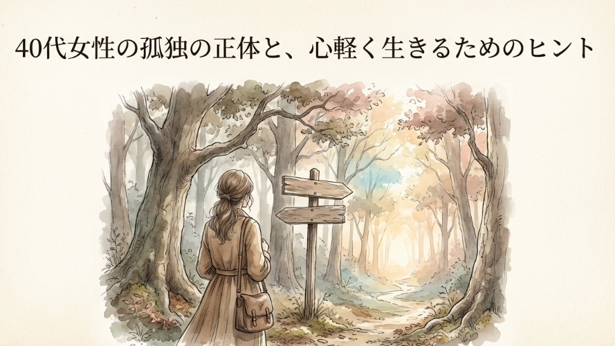 40代女性が孤独を感じる瞬間とは？