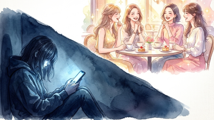 SNSの投稿や職場の雑談にすり減り