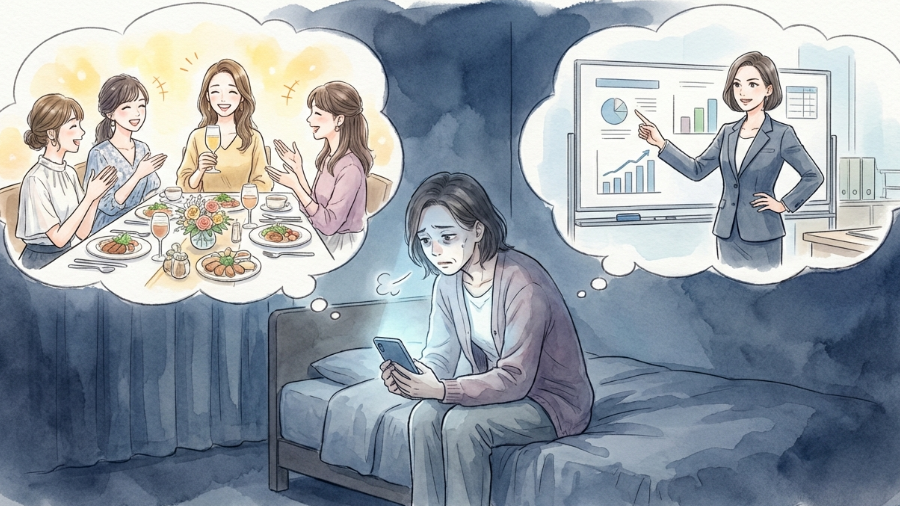 キラキラしたママ友のSNSや、職場で輝く同世代を前にして膨らむ「何もない自分」への劣等感