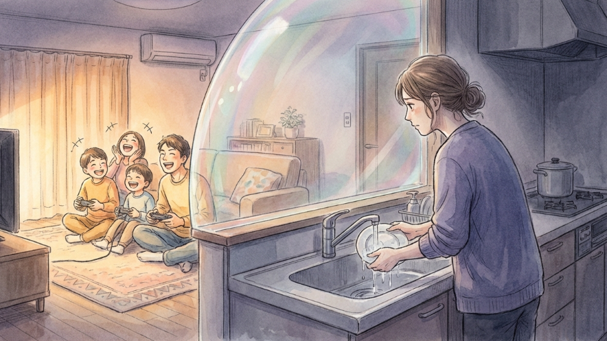 みんなスマホやゲームに夢中で、私だけが「透明人間」みたい