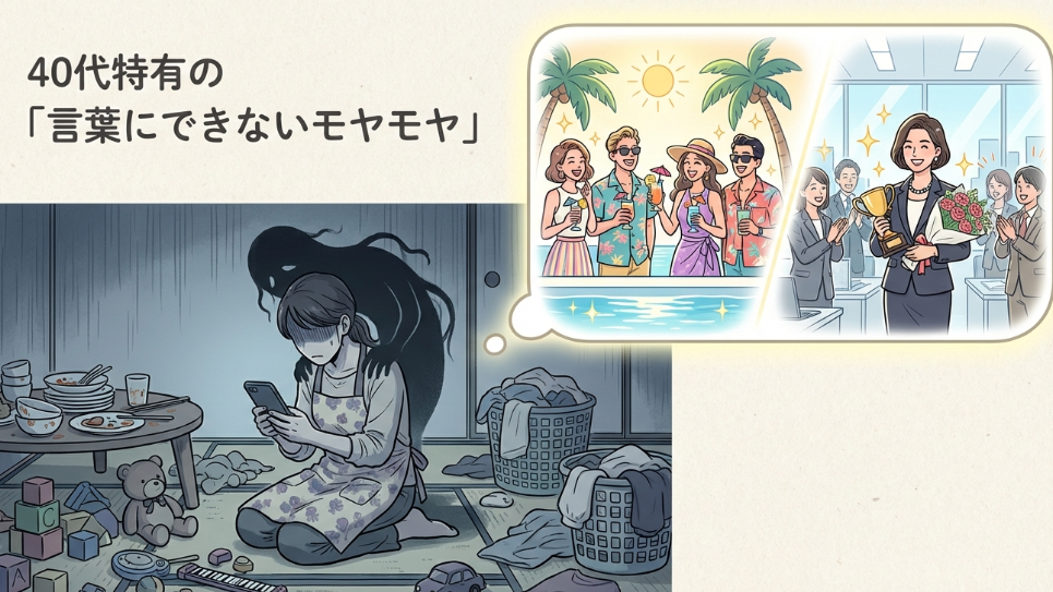 40代の日常に潜む自己肯定感の低さ