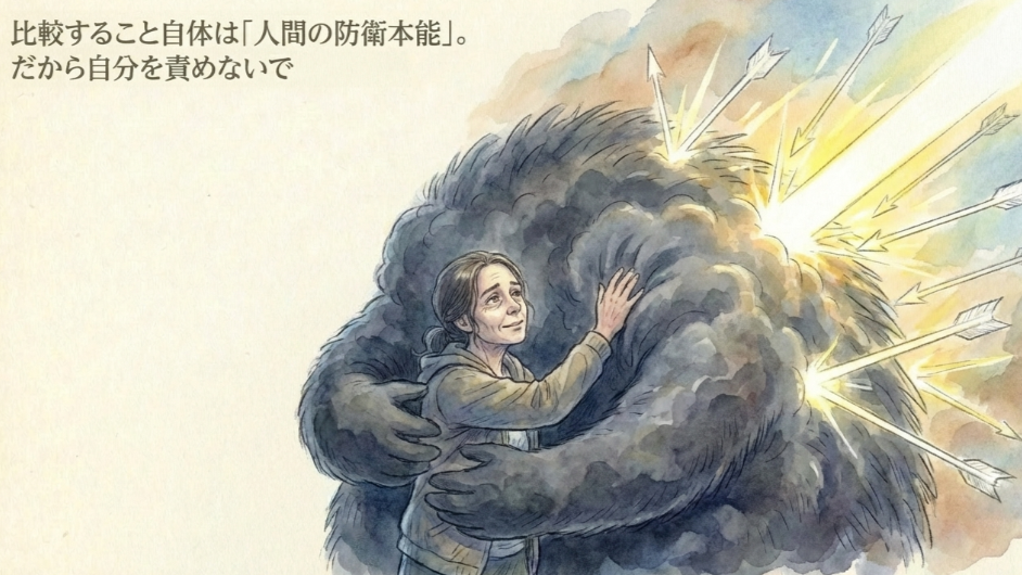 比較すること自体は「人間の防衛本能」