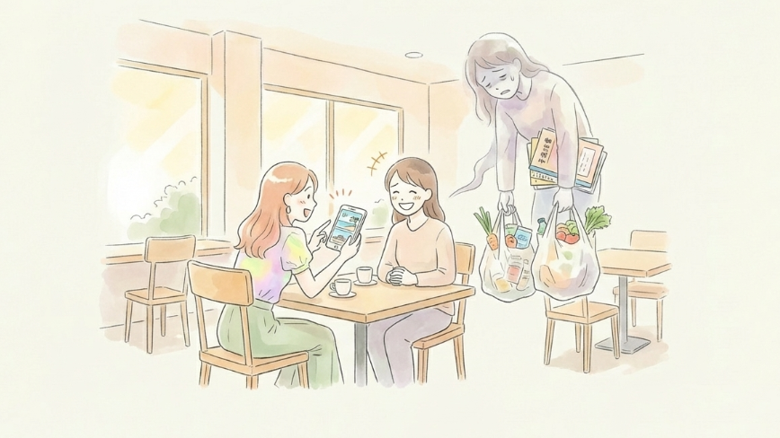 話題を無理に合わせている自分に気づき、消耗してしまうとき