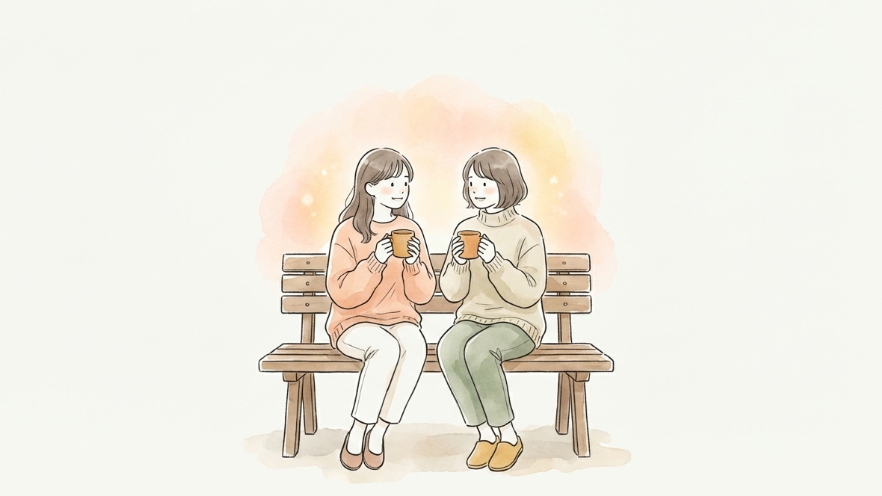 会って「ホッコリする人」