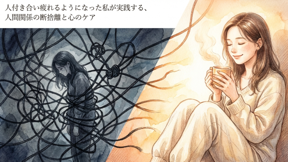 人付き合い疲れるようになった