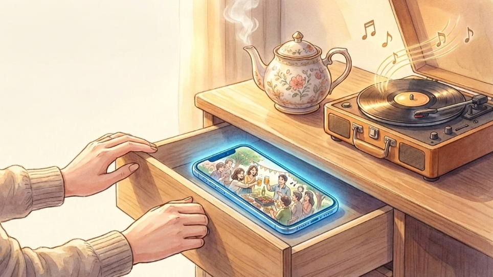 ふとした休日にSNSを見て落ち込んだとき