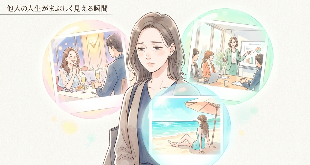 友達の人生が羨ましい