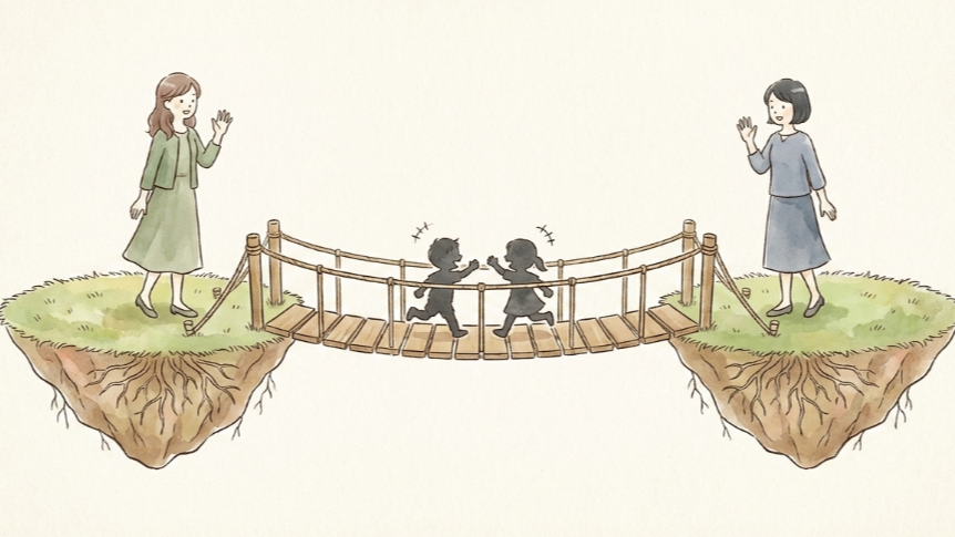 ママ友とは適度な距離感を保つ