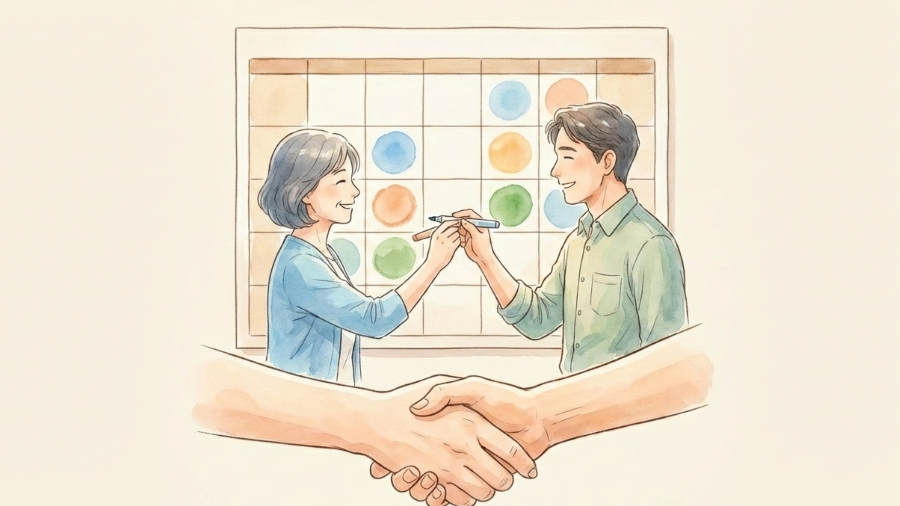 夫婦で納得できるルールや妥協点を見つける