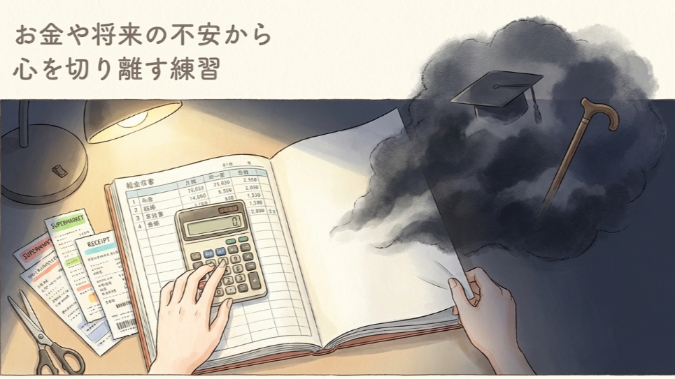 お金や将来の不安から心を切り離す練習