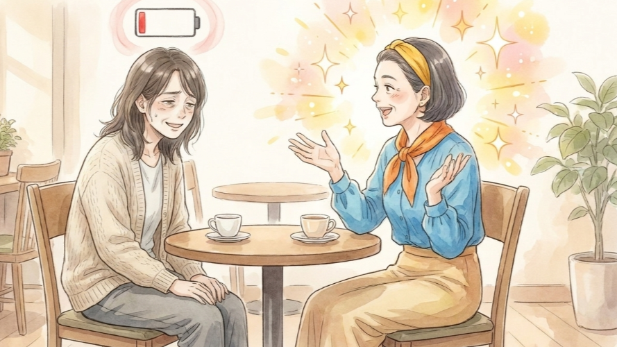 会うと疲れるのはなぜか