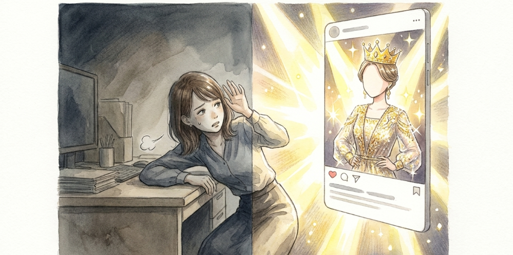 仕事のミスや他人と比べて落ち込む時