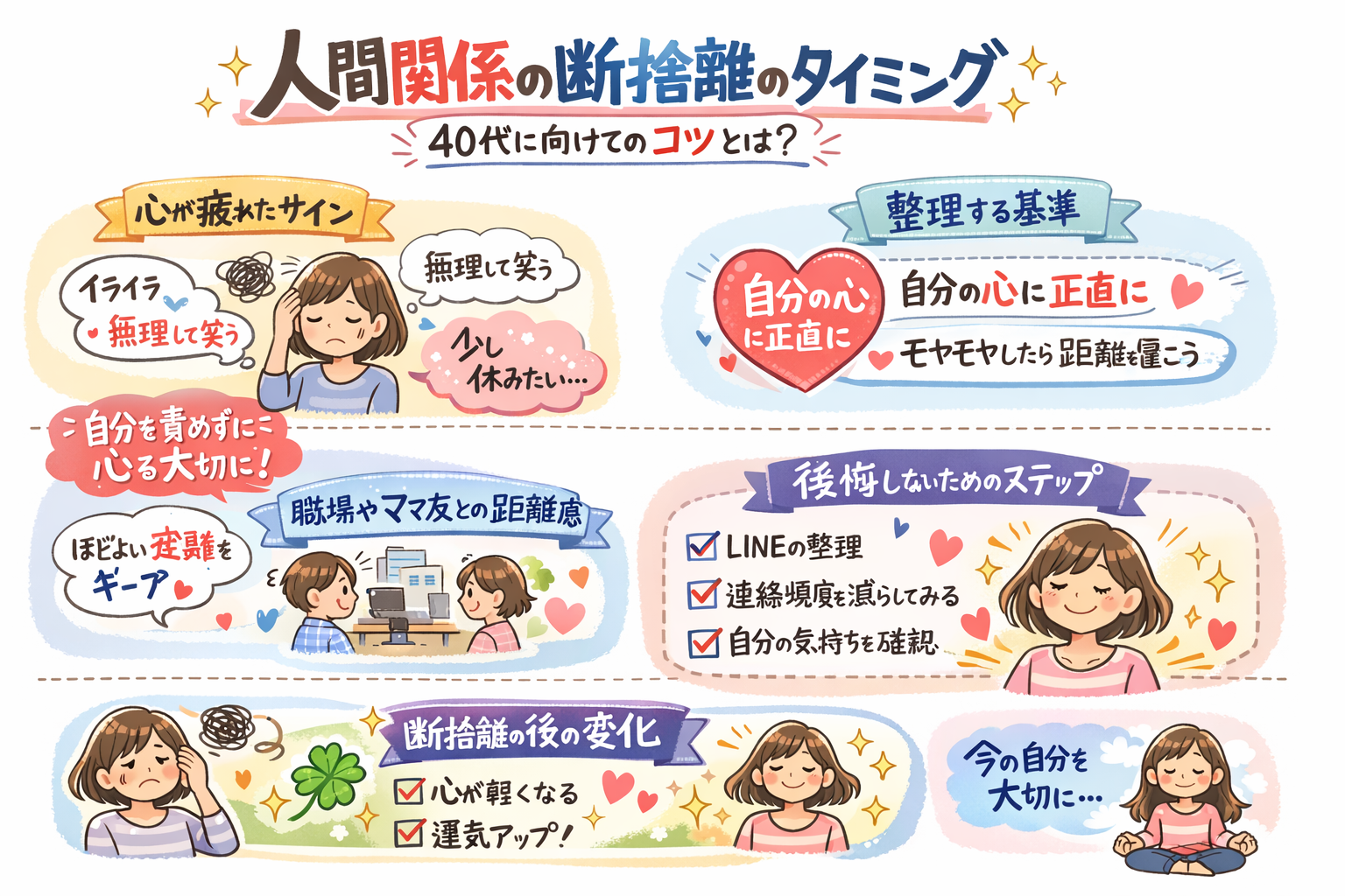 人間関係の断捨離のタイミング