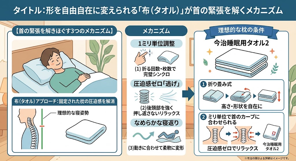 何を試してもダメな枕難民の最終対策！高級オーダーを捨てて布を選ぶ理由